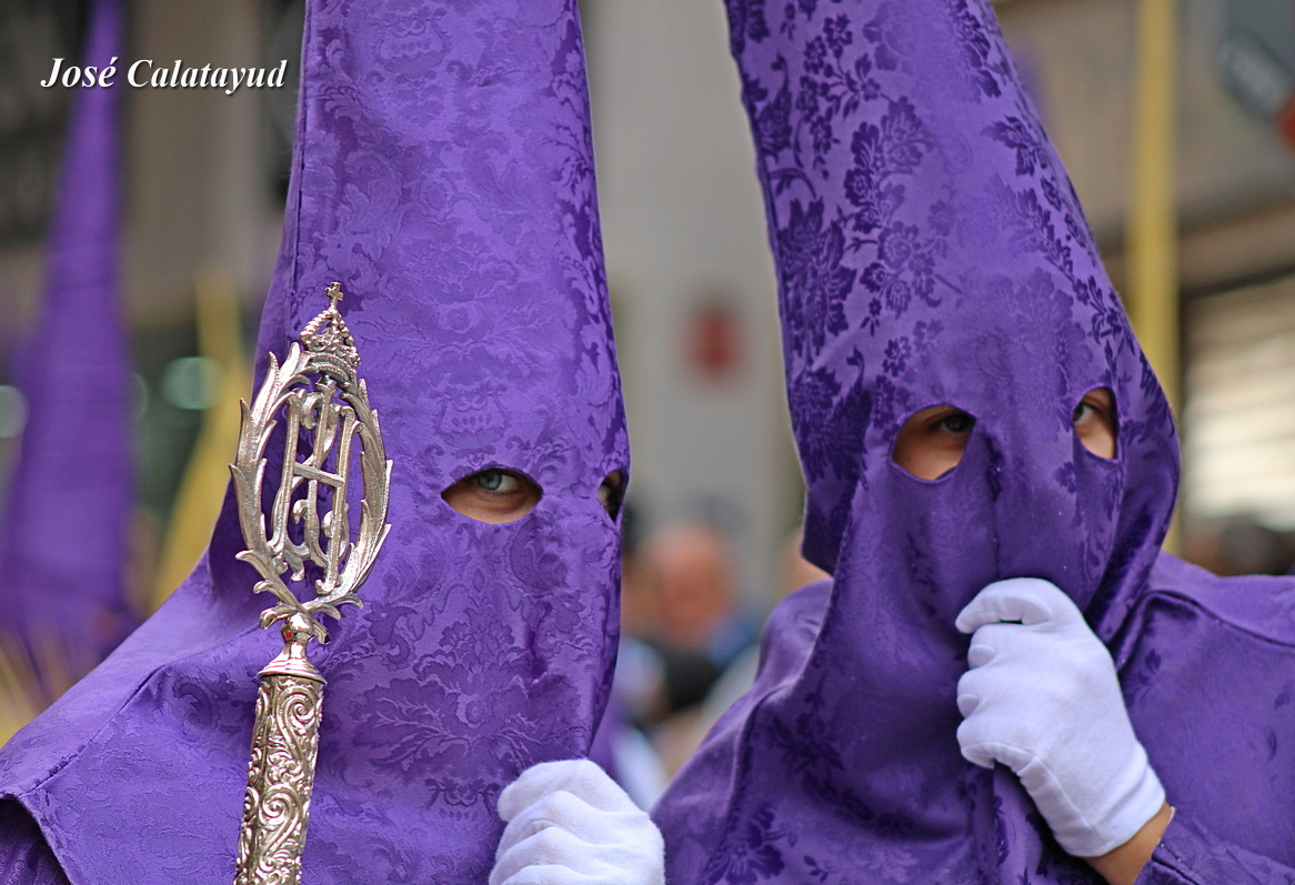 Nazarenos de la Semana Santa malagueña