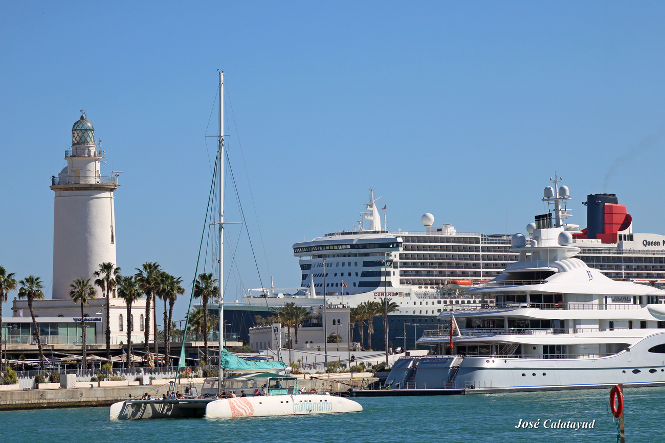 Boats in Malaga Harbour